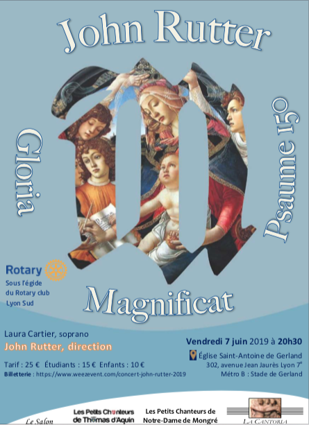 John Rutter Concert Poster John Rutter à Lyon les 7 – 8 & 9 juin 2019 ! Trois concerts ...